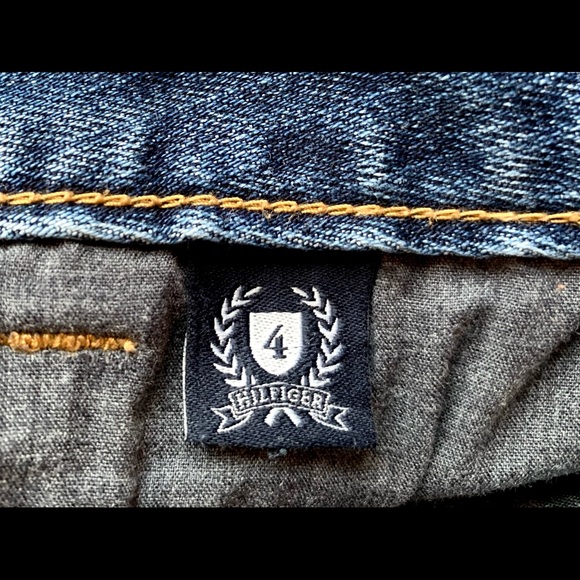 TOMMY HILFIGER Button Down Pocket Mini Jean Skirt - Picture 8 of 8